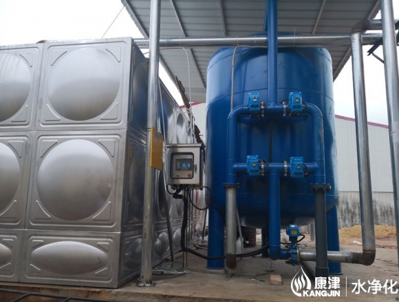 壓力式一體式凈水器，石英砂過濾器 全自動壓力式凈水器